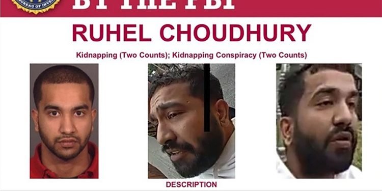 FBI de Nueva York ofrece recompensa por hombre de Bangladesh acusado de secuestros
